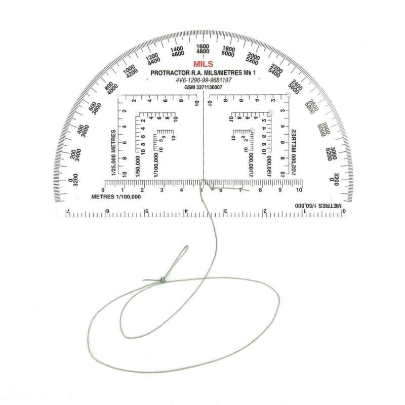 BCB Military protractor 6 inch CD032
