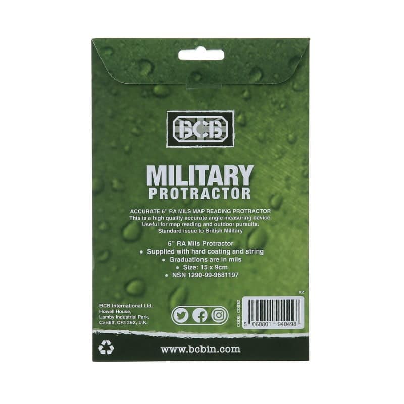 BCB Military protractor 6 inch CD032 - Afbeelding 2