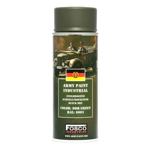 Spuitbus leger verf 400 ml. Diverse kleuren - DDR green