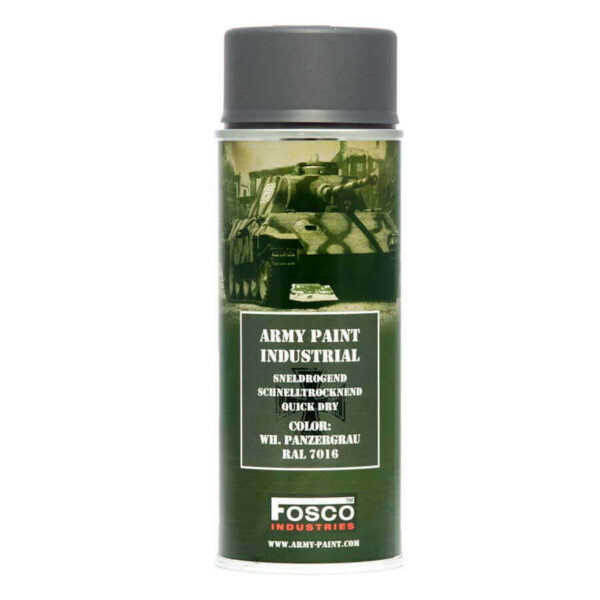 Spuitbus leger verf 400 ml. Diverse kleuren - Panzergrau