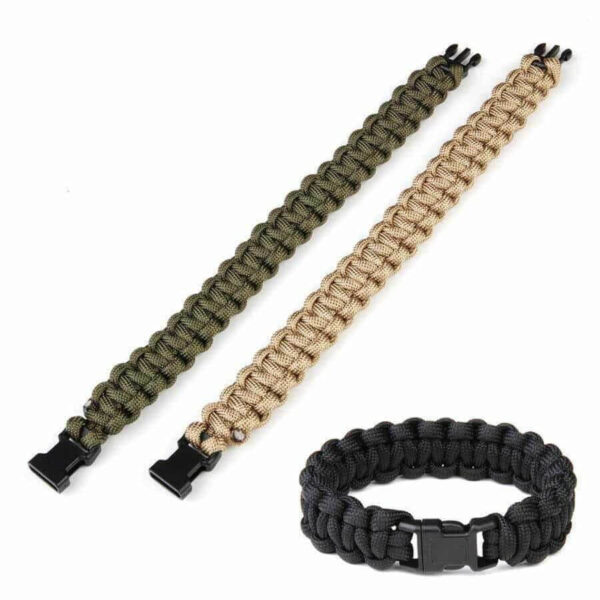 Paracord kleine buckle K2015 9 inch - Groen