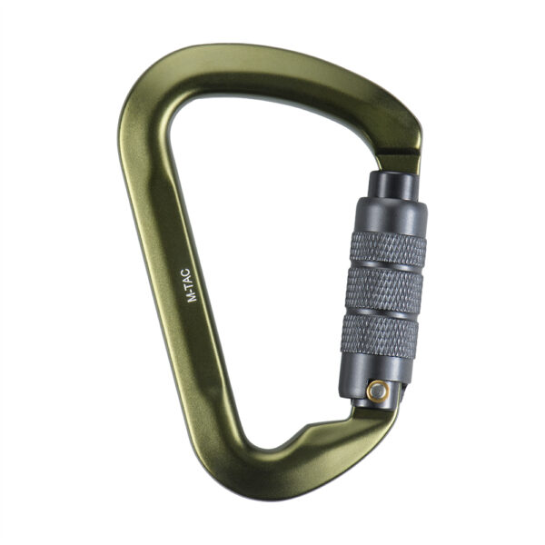 Karabijnhaak - Carabiner 10 CM met vergrendeling | M-Tac | Meerdere kleuren - Green