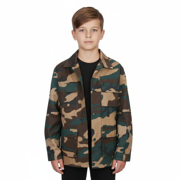 Kinder BDU jas Woodland - XXL, Woodland