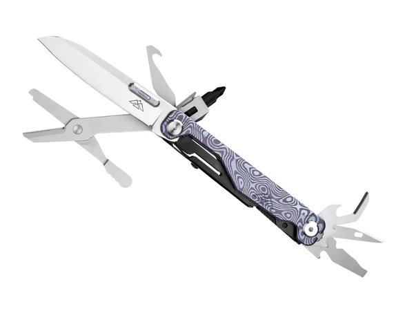 Multitool met glasbreker (11 tools) | Teton Sky Blue | Black Eagle