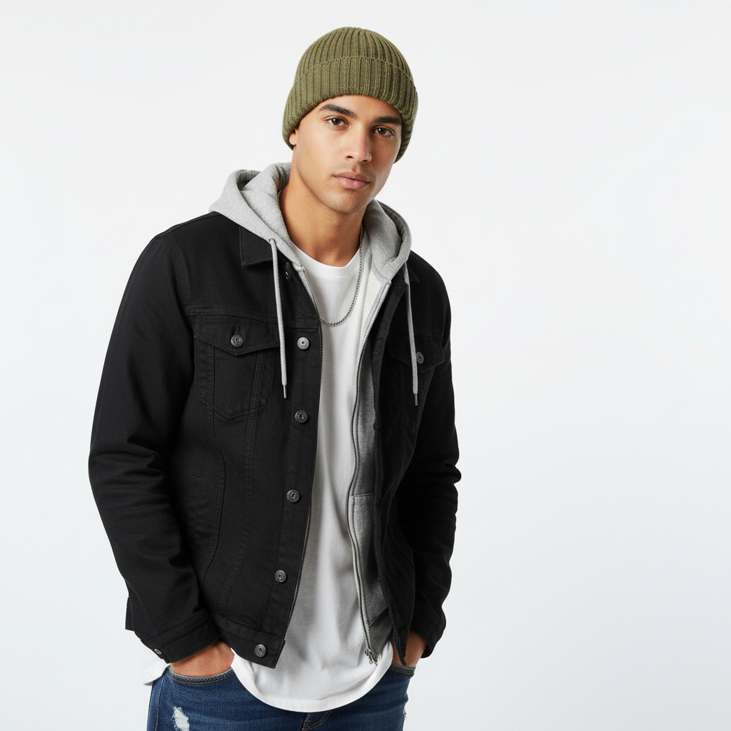 Beanie muts - Grof - Fleece voering - Unisex  Diverse kleuren - Groen