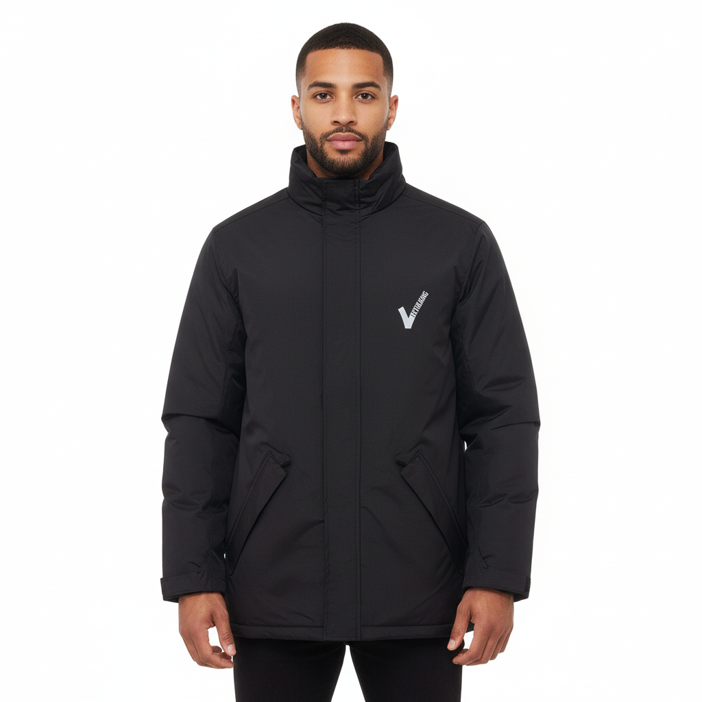 Beveiliging Parka Jas - Beveiliging Jas Zwart | ROLY - L