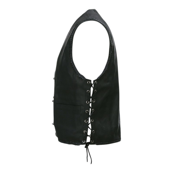 Bikervest zijkant