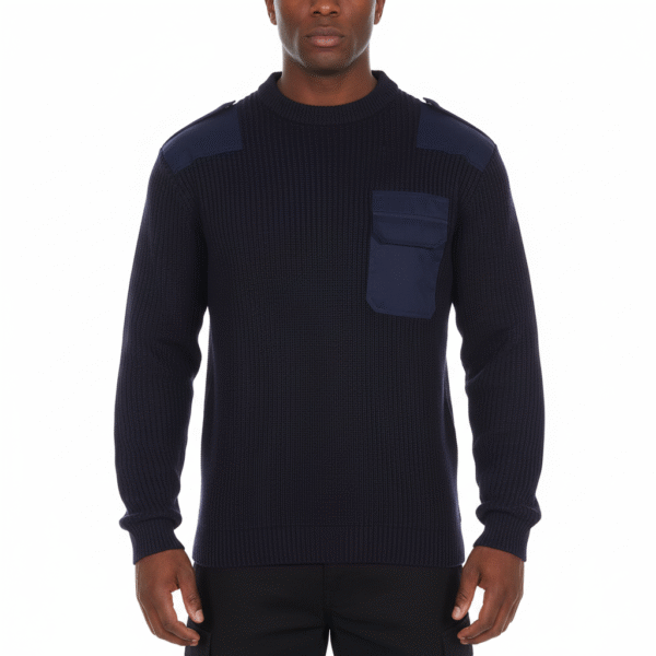 Security Commando trui | Acryl | Diverse kleuren - Blauw, S