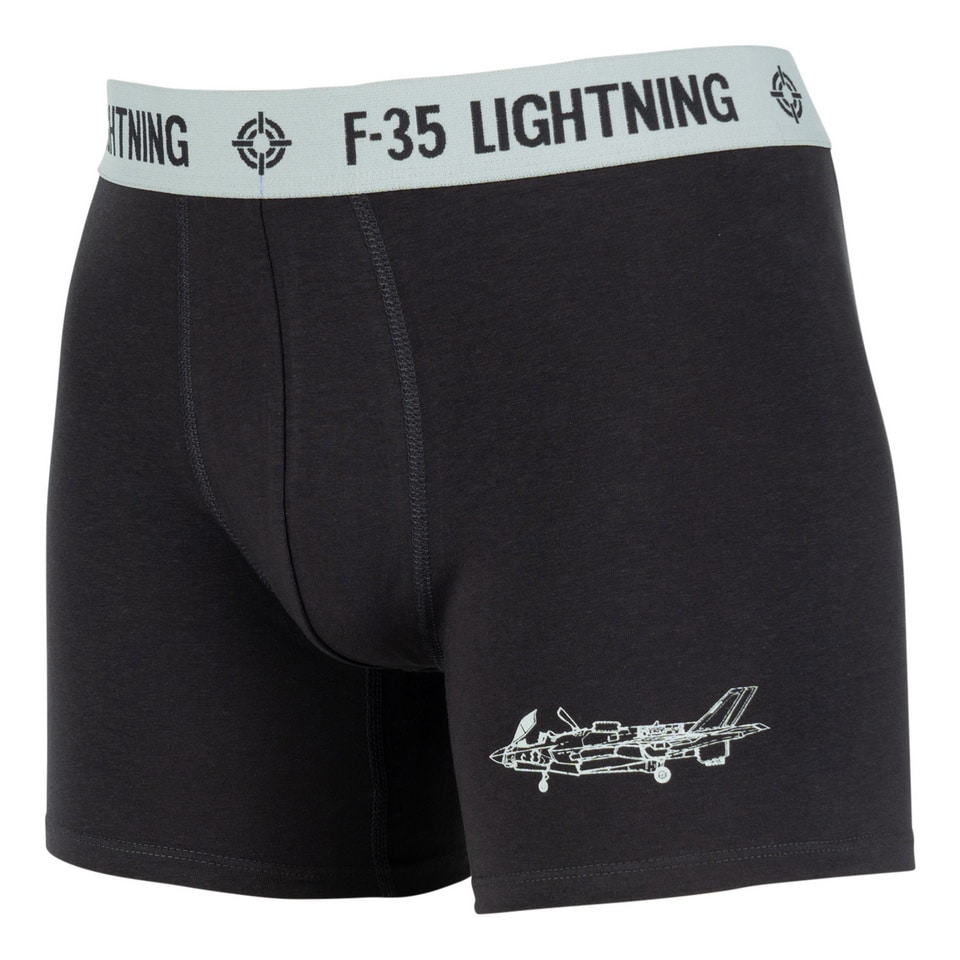 Boxershort F-35 Lightning | Donkergrijs | Fostex WWII Series - Afbeelding 2