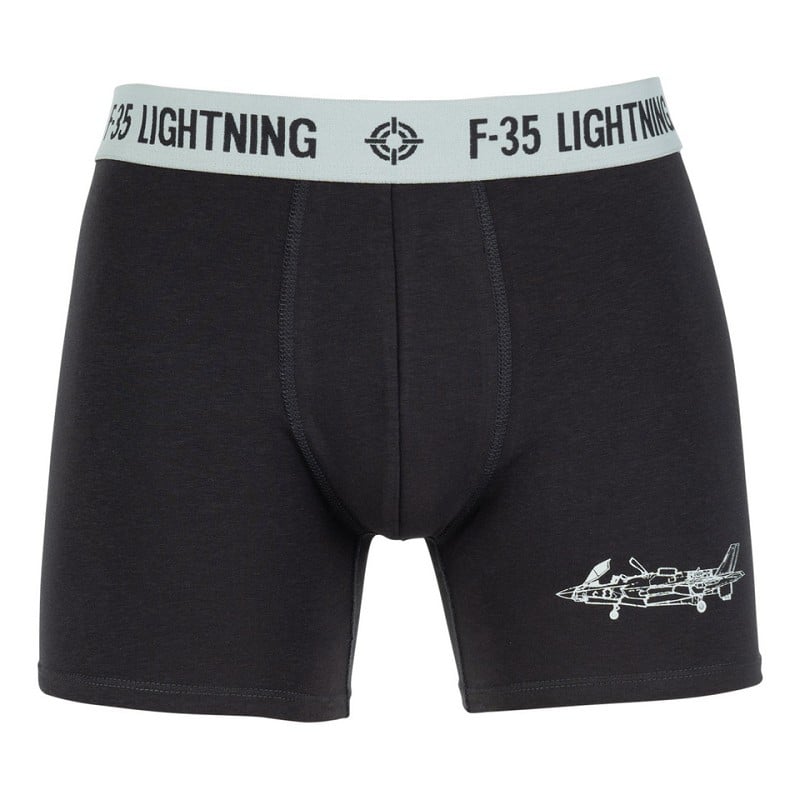 Boxershort F-35 Lightning | Donkergrijs | Fostex WWII Series