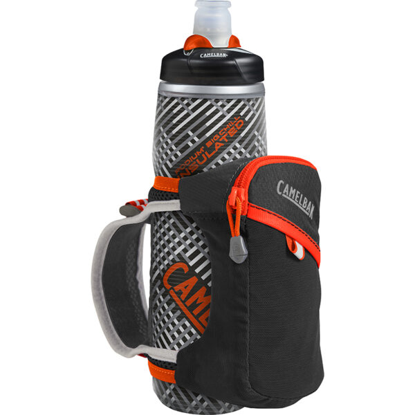 Quick Grip Bidonhouder - Inclusief Bidon | 600 ML | Camelbak | Black / Cherry