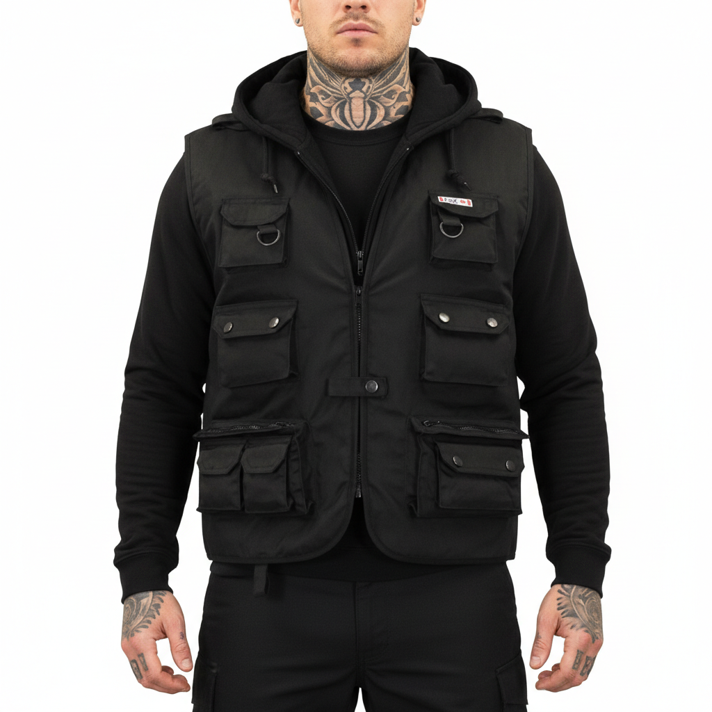 Cargo vest Classic - Urban vest met meerdere zakken Diverse kleuren
