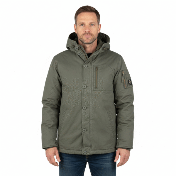 Parka jas heren - Commander Army Winterjas | Fostex Garments
