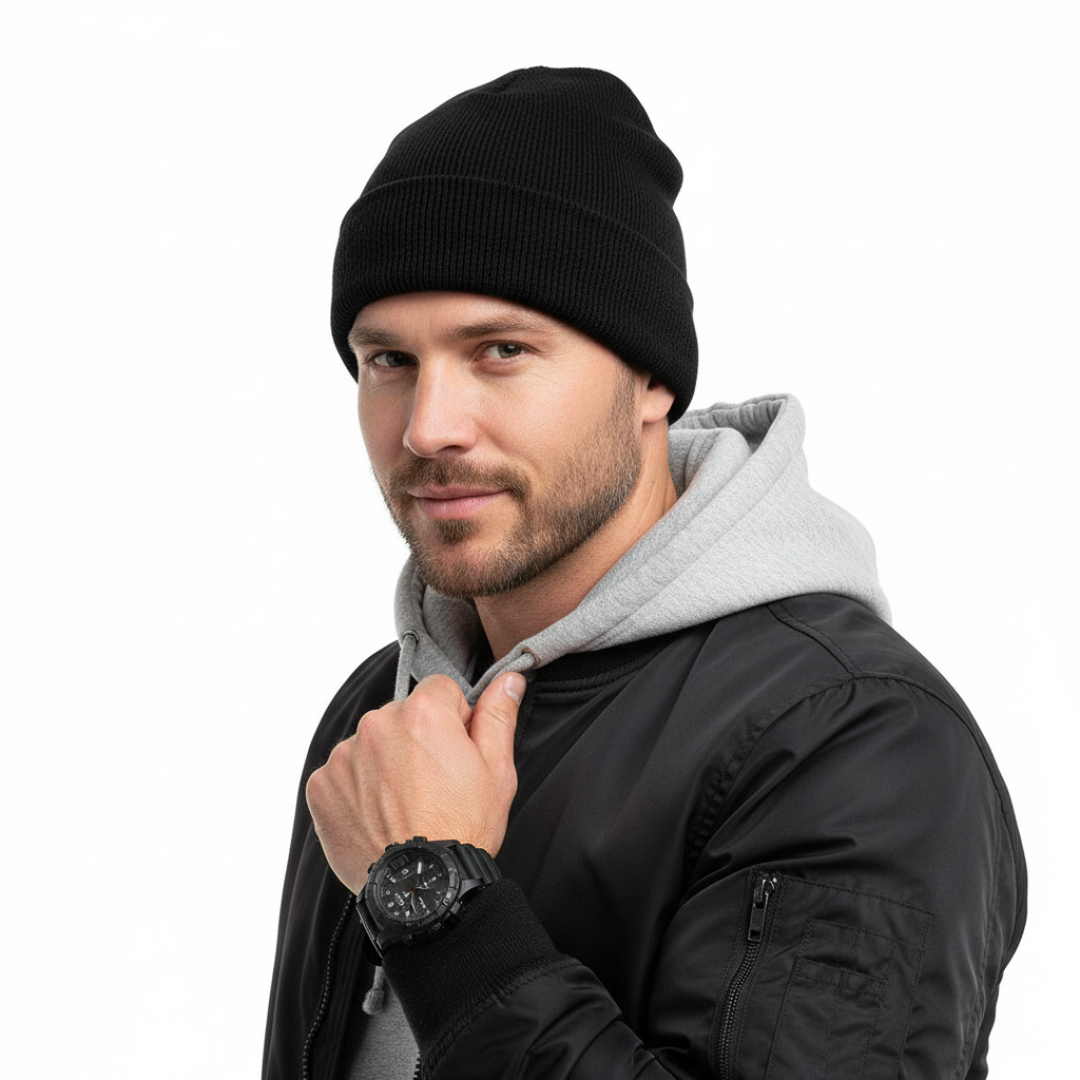 Commando-muts-zwart-fijn