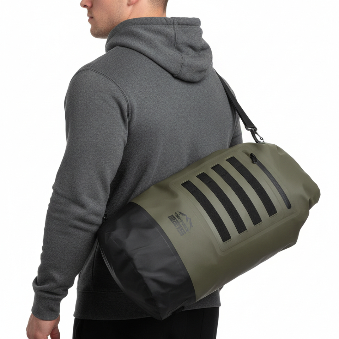 Duffle Bag 50L – Waterdicht – Schoudertas Groen – TF2215 (2)