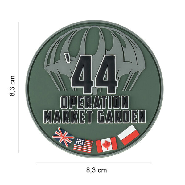 Embleem 3D PVC Market Garden '44 Diverse Kleuren - Groen