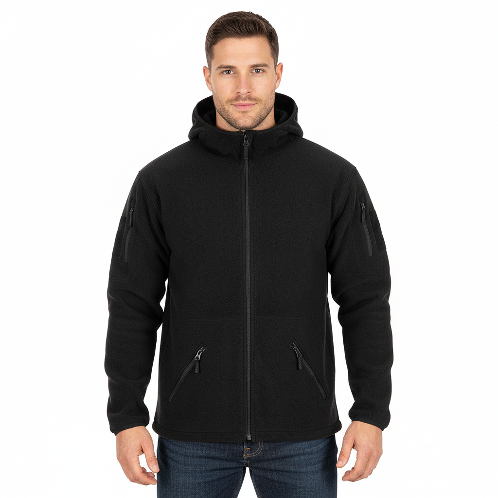 Fleece Jacket Tactical zwart