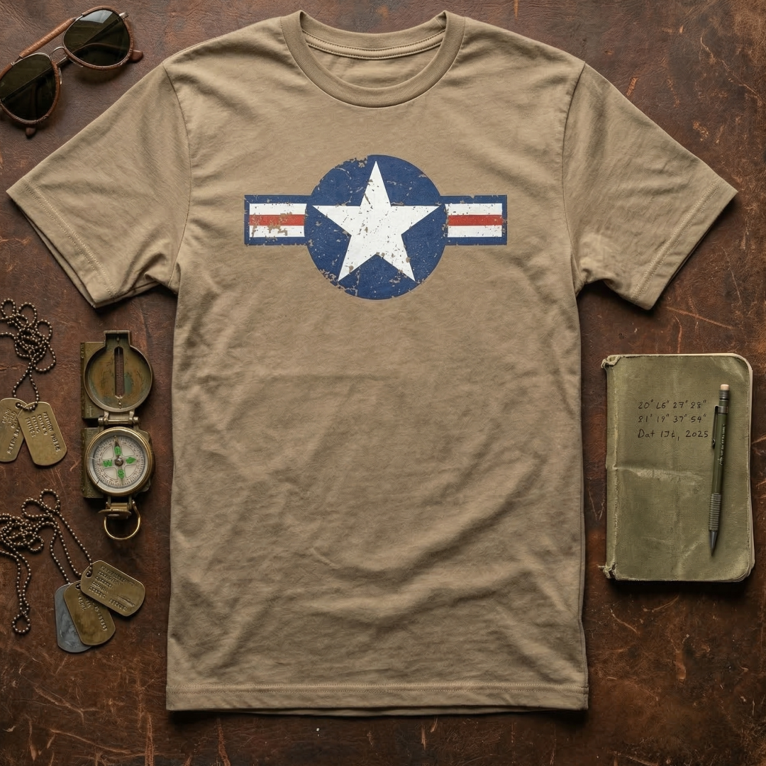 T-shirt WW II Coyote | Fostex Garments - Afbeelding 3