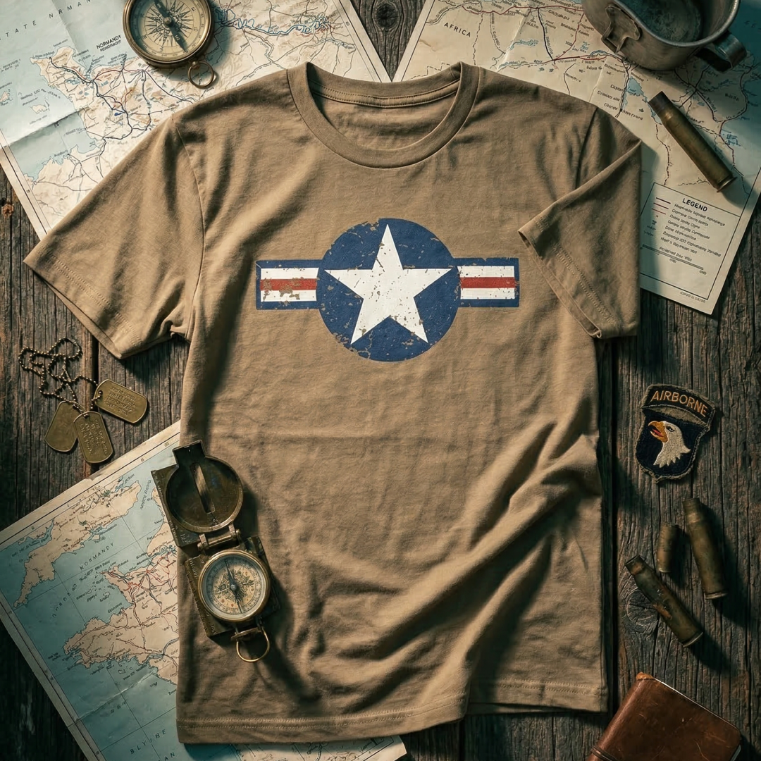 T-shirt WW II Coyote | Fostex Garments - Afbeelding 5