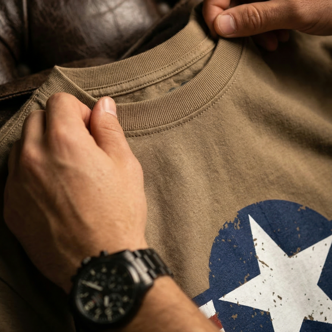 T-shirt WW II Coyote | Fostex Garments - Afbeelding 7