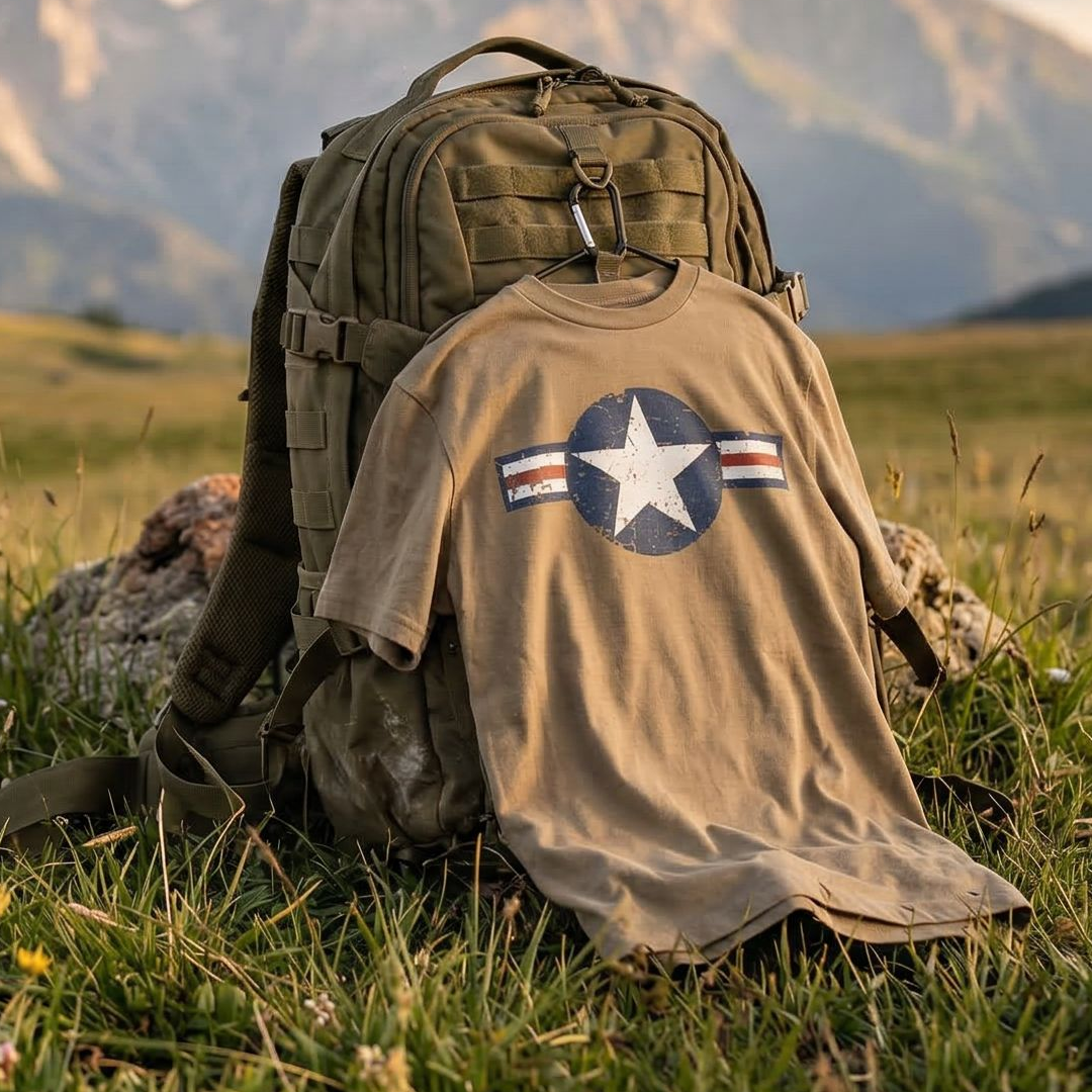 T-shirt WW II Coyote | Fostex Garments - Afbeelding 2