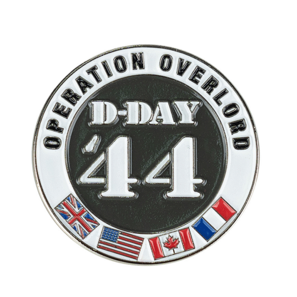 D-Day 44 Alied Flags Pin - Embleem - Metaal | Fostex WII Series
