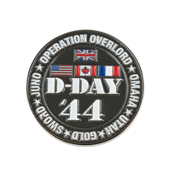 D-Day 44 5 Beaches Pin - Embleem - Metaal | Fostex WWII