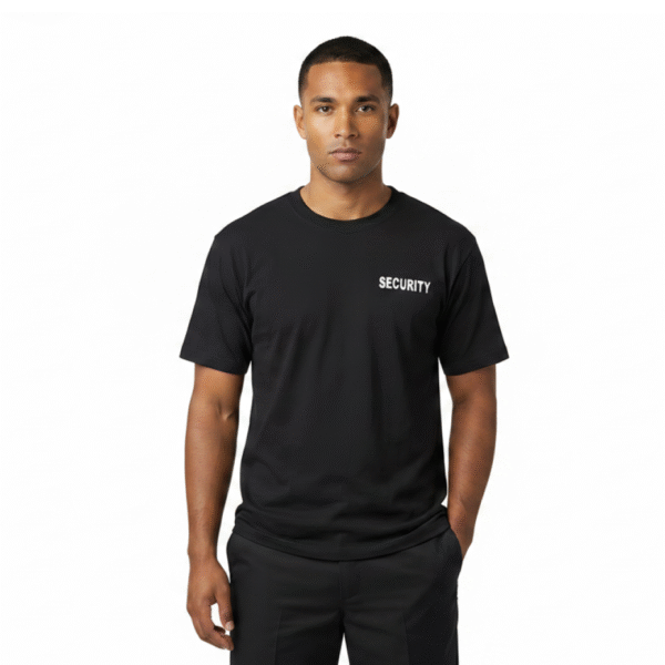Security T-shirt - Beveiliging T-shirt | MFH | Meerdere kleuren - L, Zwart
