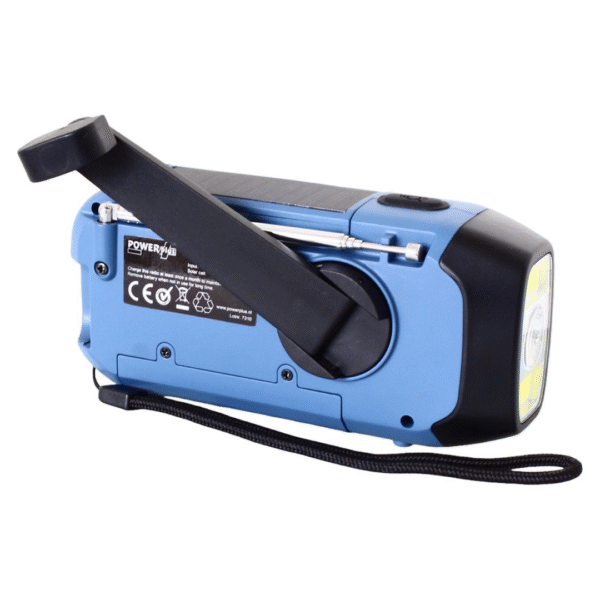 POWERplus Hyena Solar Dynamo DAB+ FM Radio | Powerbank | Zaklamp | SOS Alarm | Ideale noodradio