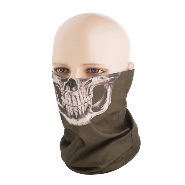 Lichtgewicht Multi Face Wrap - Reaper Skull - Recon Wrap - Olive