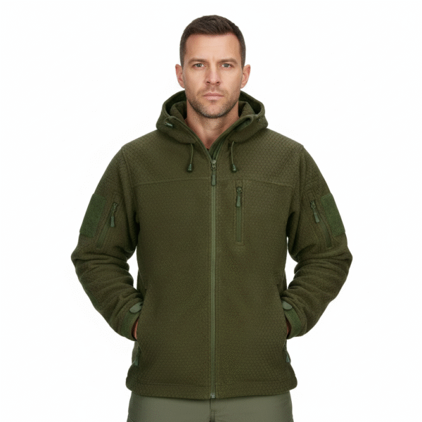 Hexagon fleece vest. Diverse kleuren - XXL, Groen