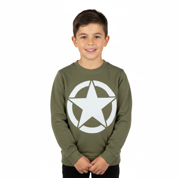 Kinder sweater groen