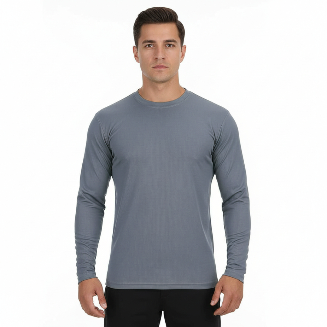 Long sleeve tactical quick dry grijs