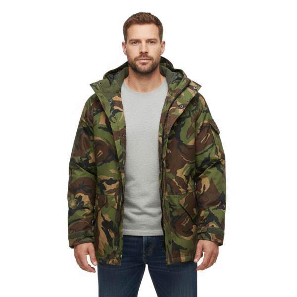 Militaire Parka jas heren- Winterjas gevoerd | Fostex Garments - XXL, NL Camo