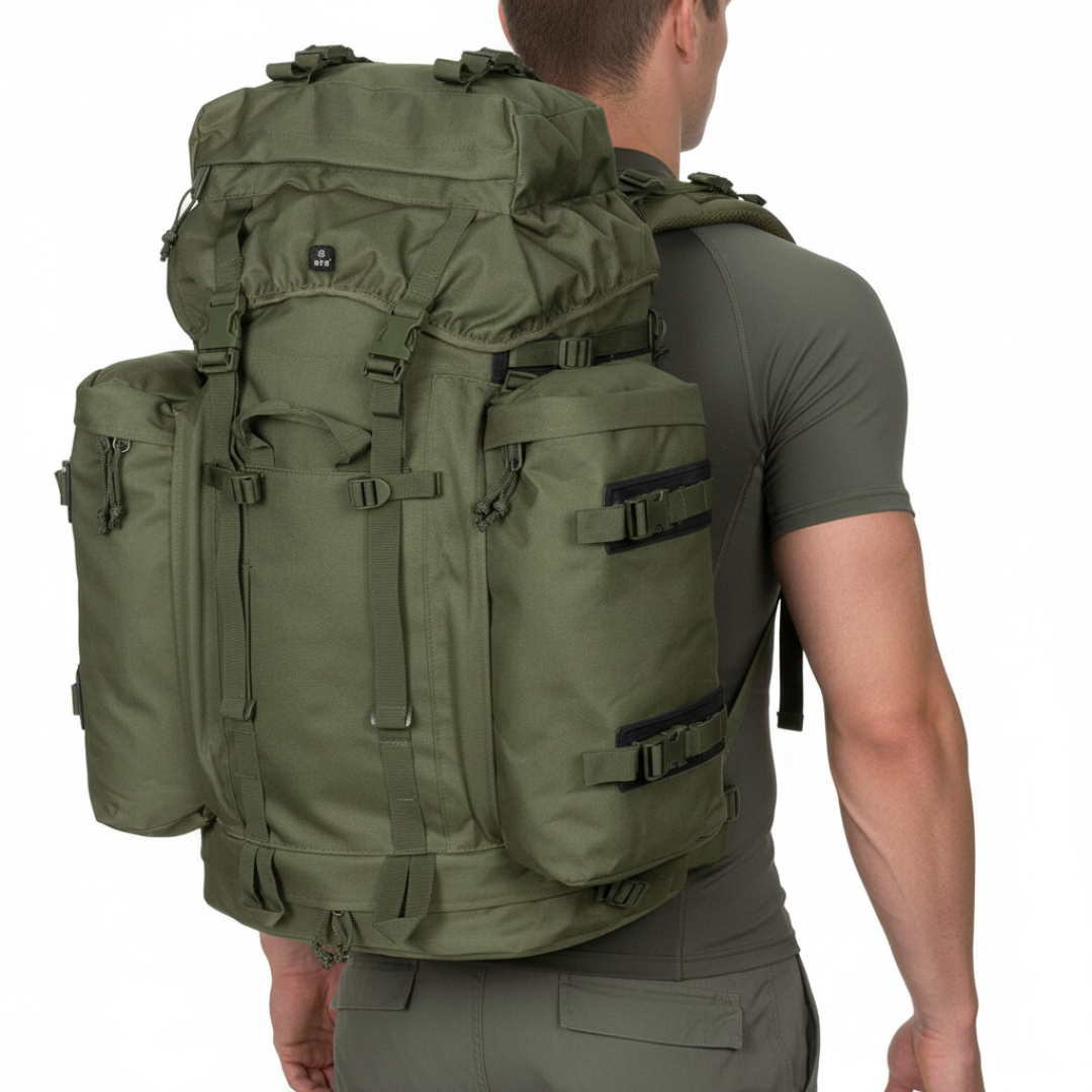 Mountain Modulaire Rugzak 100L - Grote Backpack Rugzak - Groen