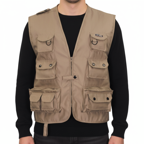 Outdoor Mouwloze Vest | Fox Outdoor | Meerdere kleuren - Khaki, XL