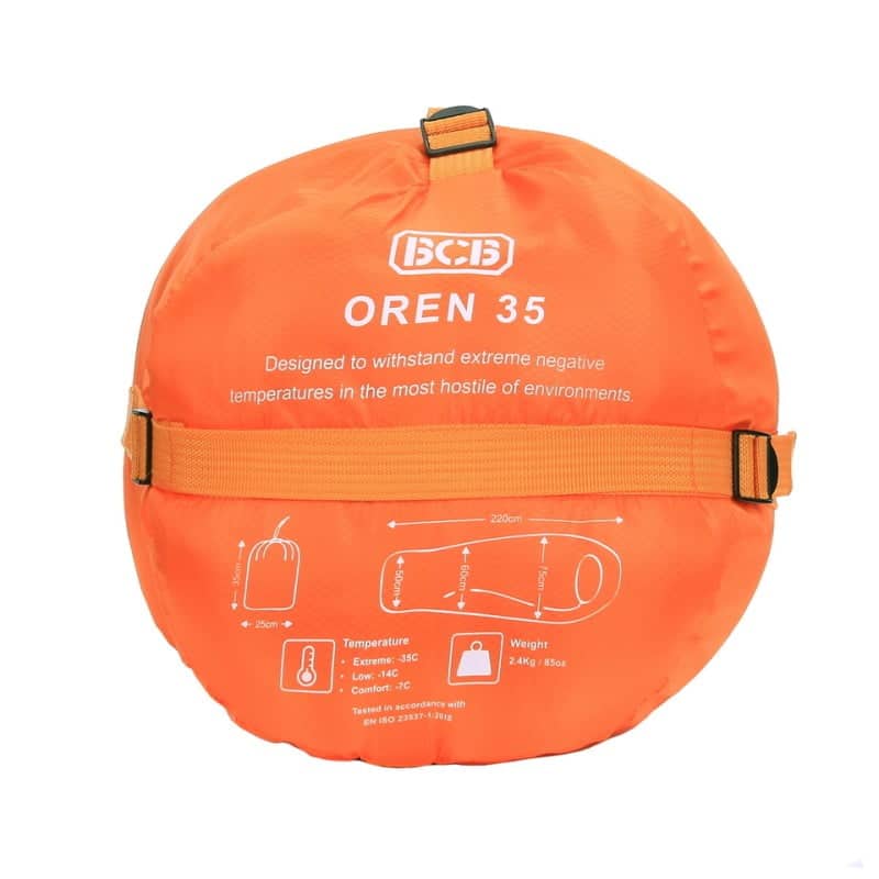 Winterslaapzak The Oren - -7 tot -14 ℃ - Oranje | BCB