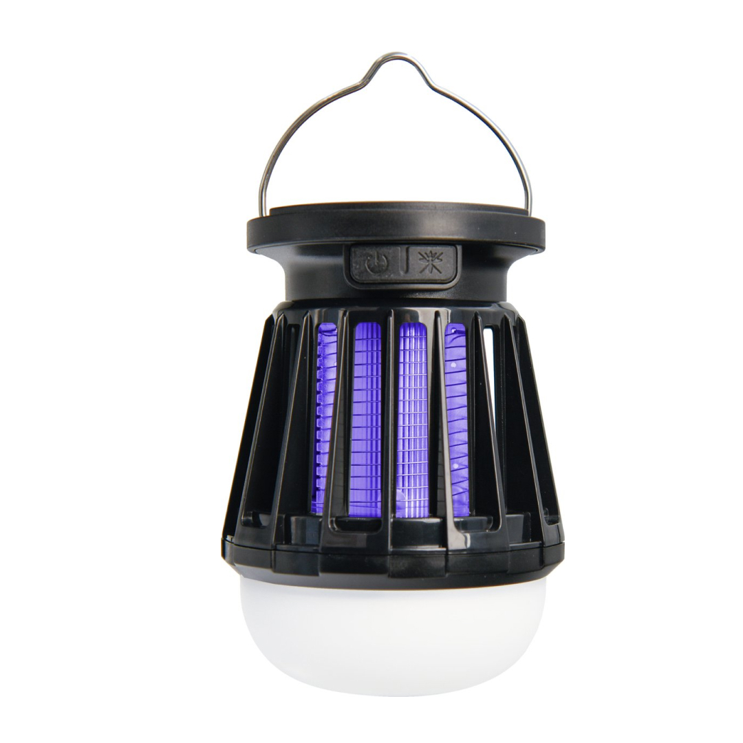 POWERplus Fly Solar USB oplaadbare camping LED lantaarn met ingebouwde electrische muggenvanger