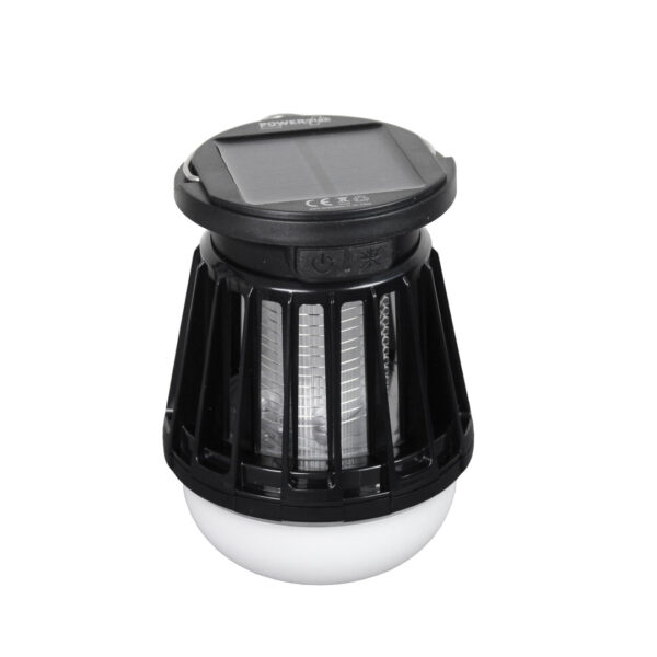 POWERplus Fly Solar USB oplaadbare camping LED lantaarn met ingebouwde electrische muggenvanger (3)