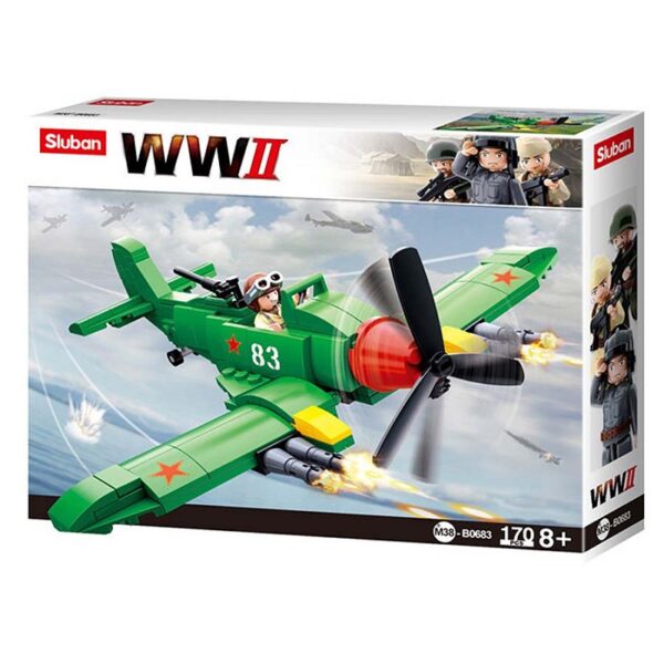 Sluban WWII Allied Ground-Attack Aircraft M38-B0683 #16093 2