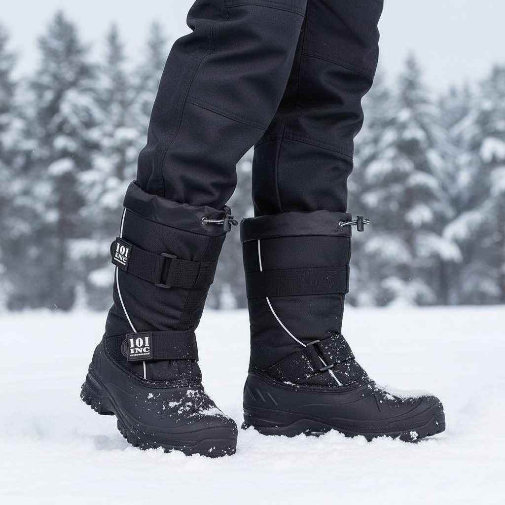 Snowboots zwart 101 INC | Cold weather boots | Thinsulate - Afbeelding 3