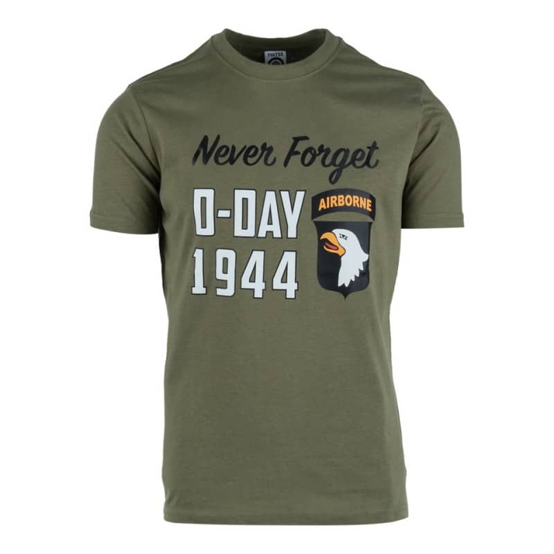 T-shirt D-Day 1944 - XL, Groen