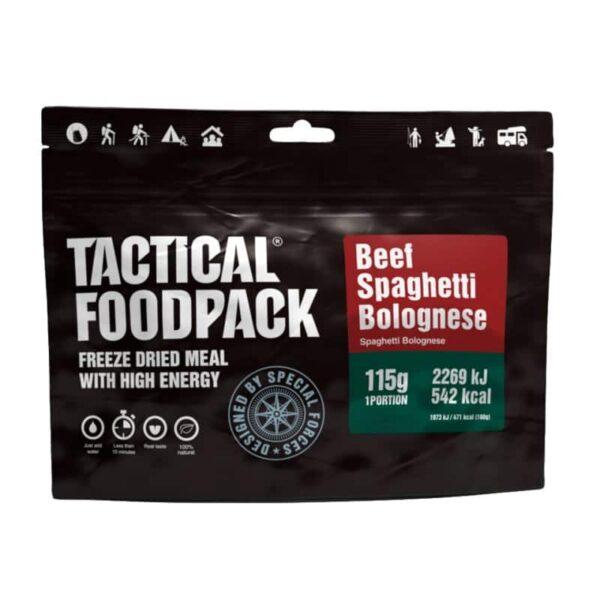 Tactical Foodpack Beef Spaghetti Bolognese
