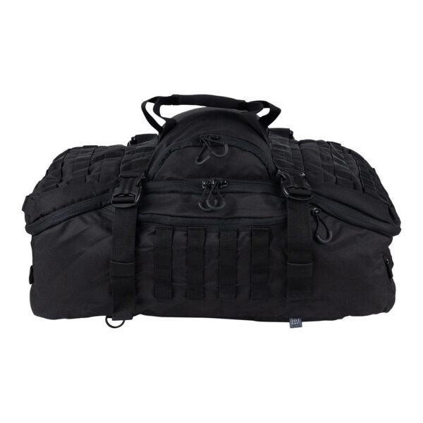 101INC Tactical Weekend Tas 45 liter – 3-in-1 duffel, schoudertas en rugzak - Zwart