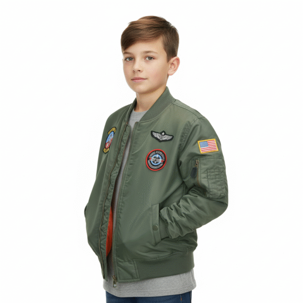Kinder MA-1 flight jacket - XL, Groen