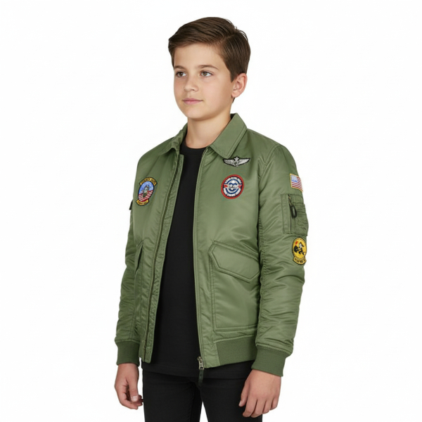 bomberjack kids groen