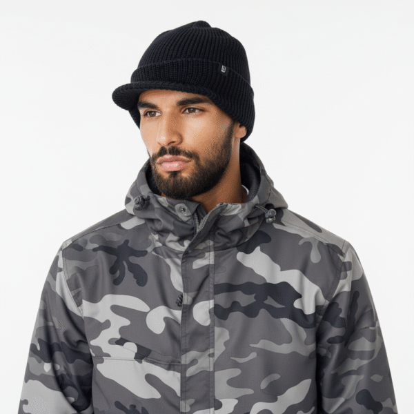 Brandit Jeepcap - Unisex - Grof gebreid - Muts met klep | Meerdere kleuren