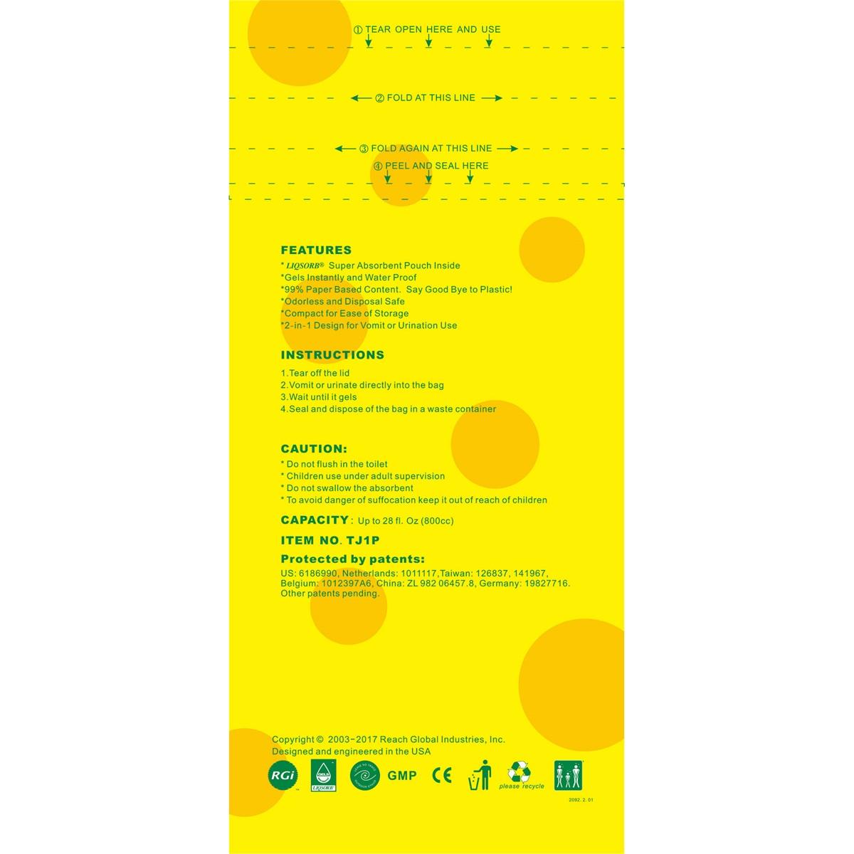 Braakzakjes - Papier | 5 stuks | TravelJohn - Afbeelding 3