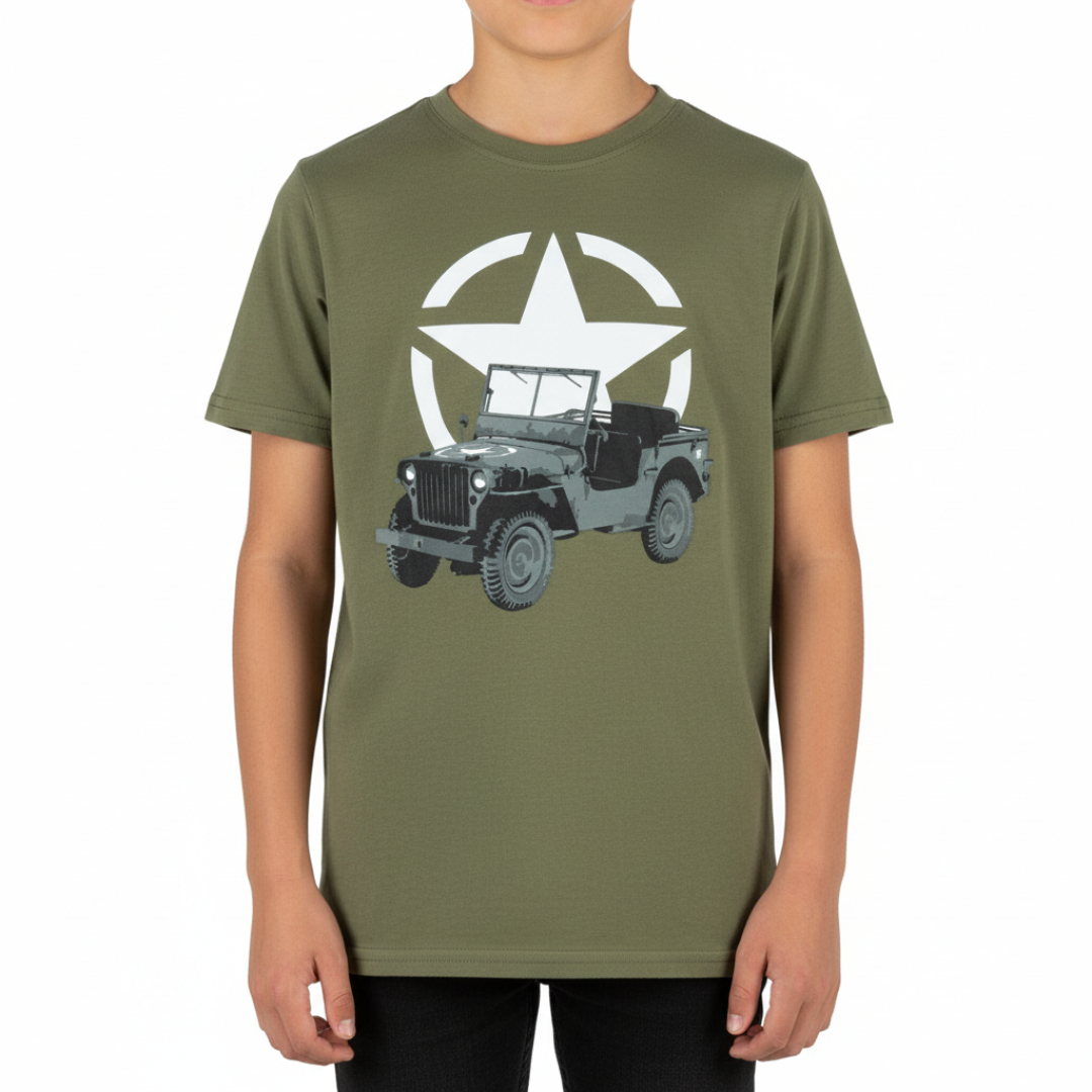 kinder t-shirt willys mb jeep