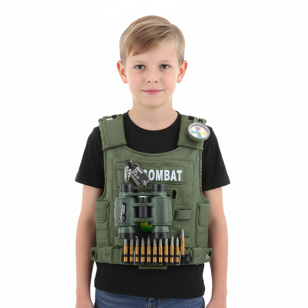 Kinder speelgoed tactical vest 5 in 1